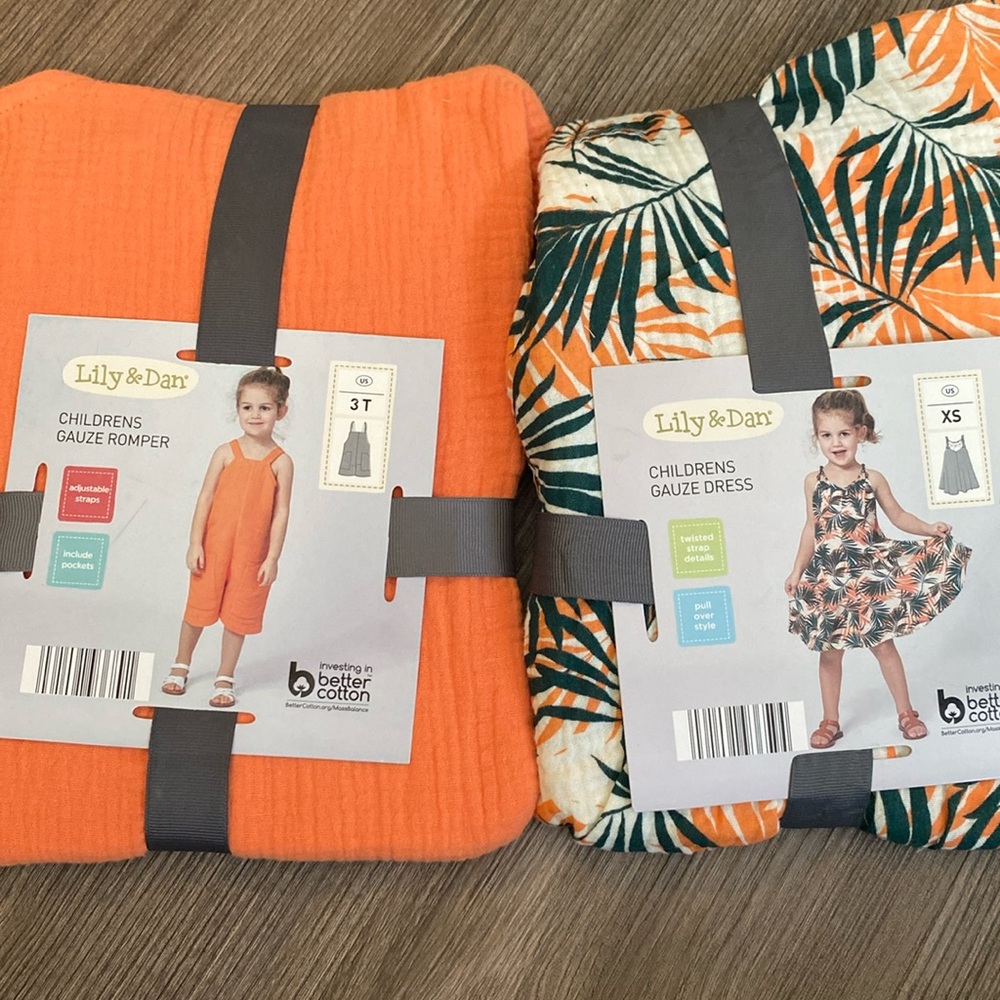 Lily & Dan Gauze Romper Dress Lot